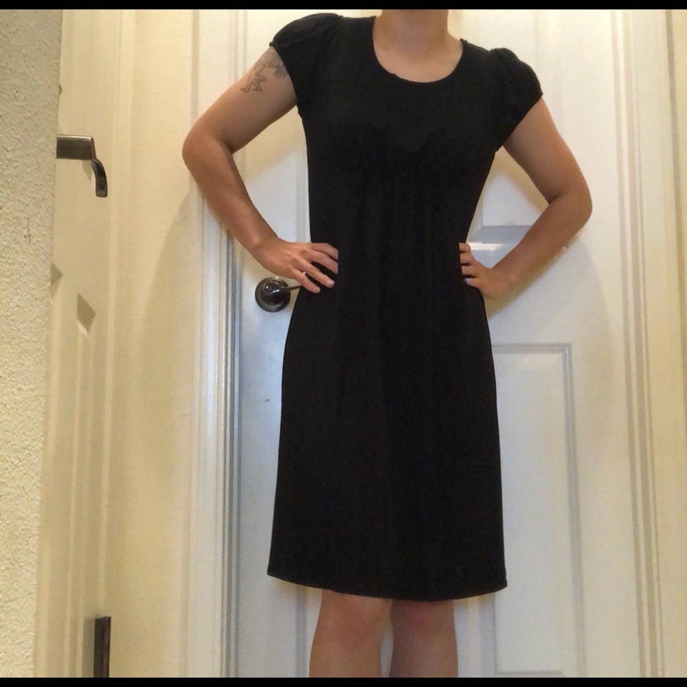 Max Studio Soft Cap Sleeve Knee Length Dress